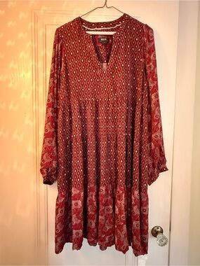 MAEVE Amber Tiered Tunic